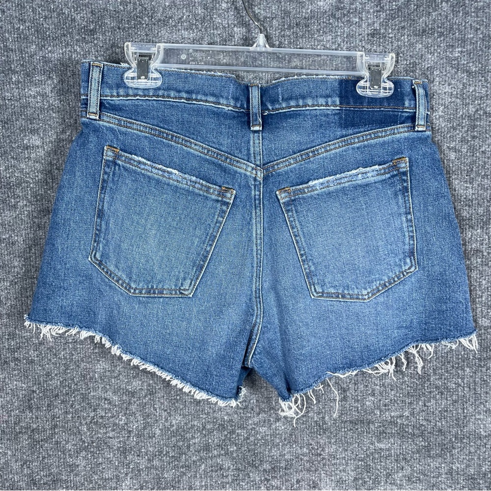 NWT Abercrombie & Fitch Women’s 28 6 Curve Love The Mom Short Mid Rise Jeans - Picture 3 of 5